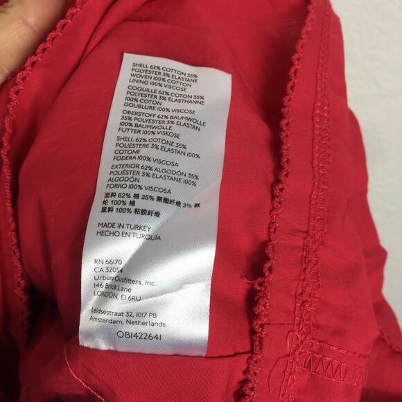 NWT Anthropologie Maeve Pink Puff-Sleeved Sweetheart Mini Dress Medium Coquette - Picture 6 of 13